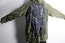 "Re:make" bolo design skull military coat