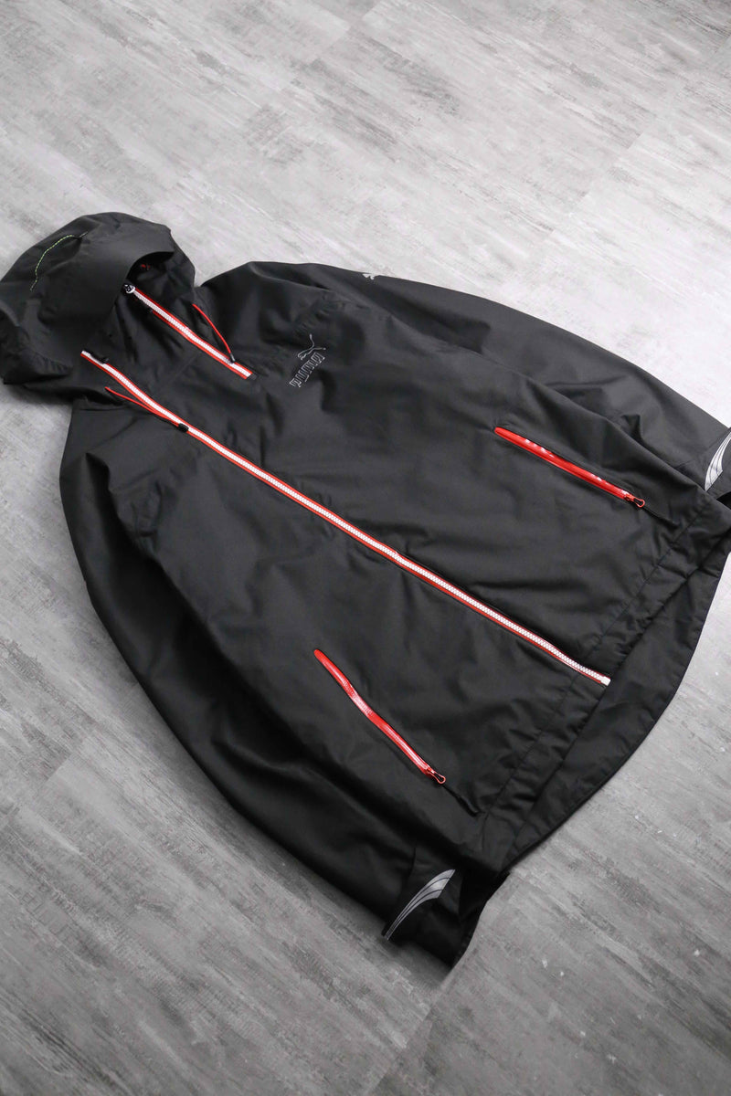 2000s PUMA double-zip technical nylon parka
