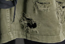 "Re:make" bolo design skull military coat
