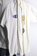 "Re:make" denim docking design tee