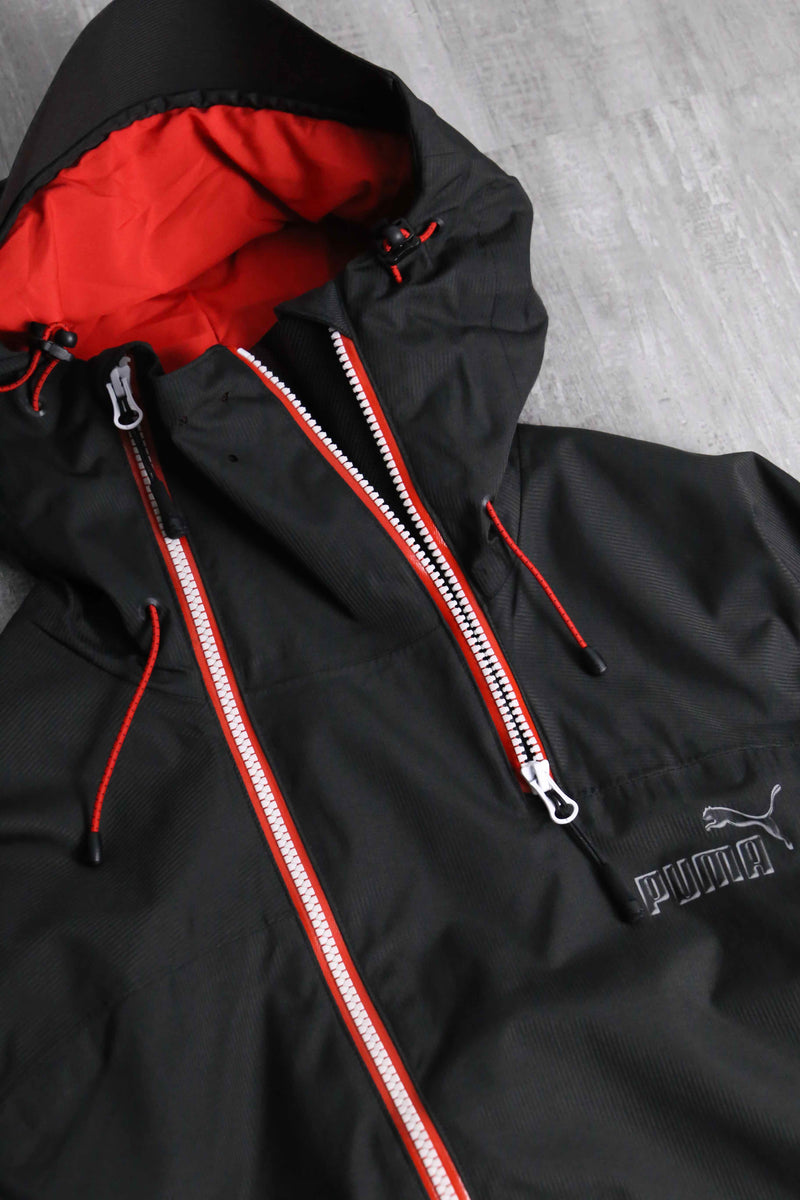 2000s PUMA double-zip technical nylon parka