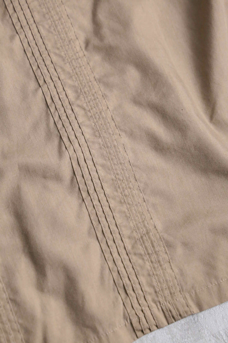 light brown color S/S Guayabera shirt