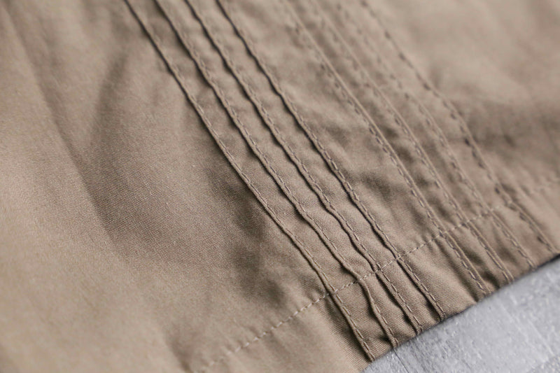 light brown color S/S Guayabera shirt