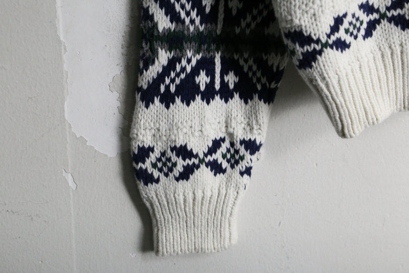 90’s “GAP” nordic monotone pattern knit