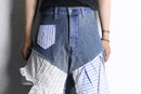 "Re:make" shirt docking wide denim