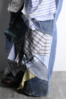 "Re:make" shirt docking wide denim