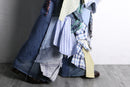 "Re:make" shirt docking wide denim
