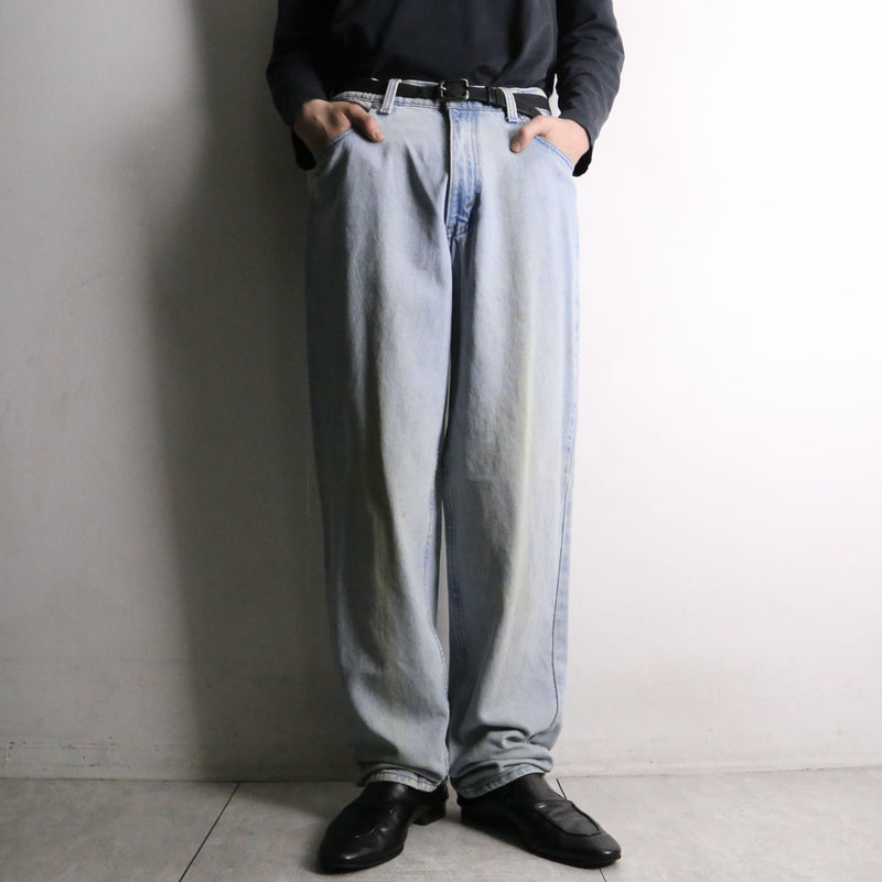 " LEVI'S SILVERTAB" wash blue buggy denim