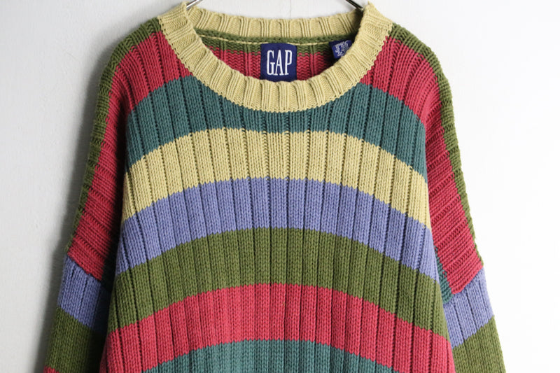 90s’ “GAP”colorful cotton knit