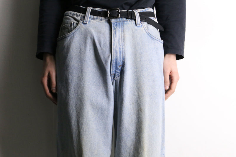 " LEVI'S SILVERTAB" wash blue buggy denim