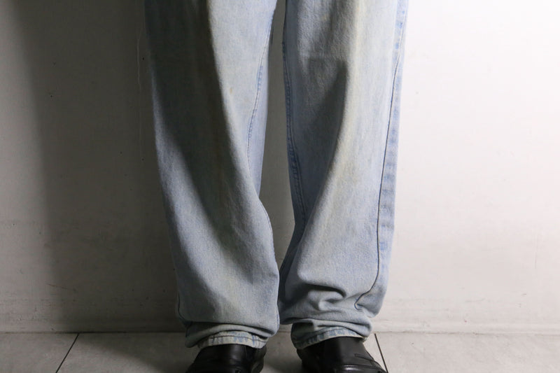 " LEVI'S SILVERTAB" wash blue buggy denim