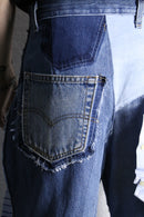 "Re:make" shirt docking wide denim
