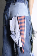 "Re:make" shirt docking wide denim