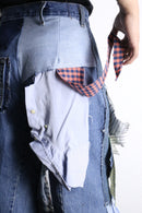 "Re:make" shirt docking wide denim
