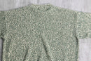 ”J.CREW” melange green cotton knit