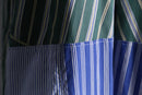 "Re:make" stripe shirt patchwork pajama pants