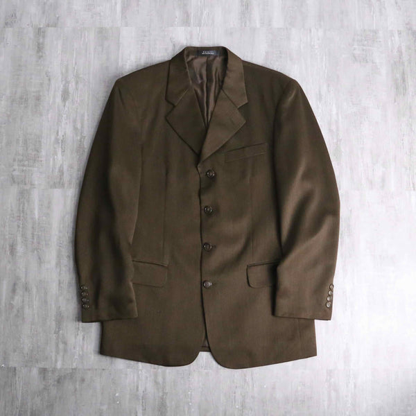 brown poly 4B tailored jacket