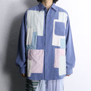 ''Re:make'' patchwork design shirt