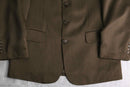 brown poly 4B tailored jacket
