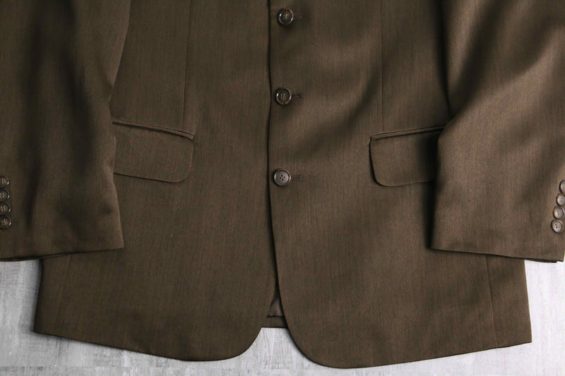brown poly 4B tailored jacket