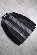 monotone stripe knit polo