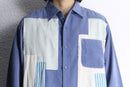 ''Re:make'' patchwork design shirt