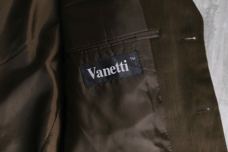 brown poly 4B tailored jacket
