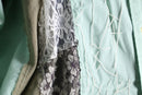 "Re:make" botanical lace docking design shirt