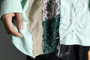 "Re:make" botanical lace docking design shirt