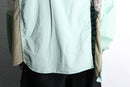 "Re:make" botanical lace docking design shirt