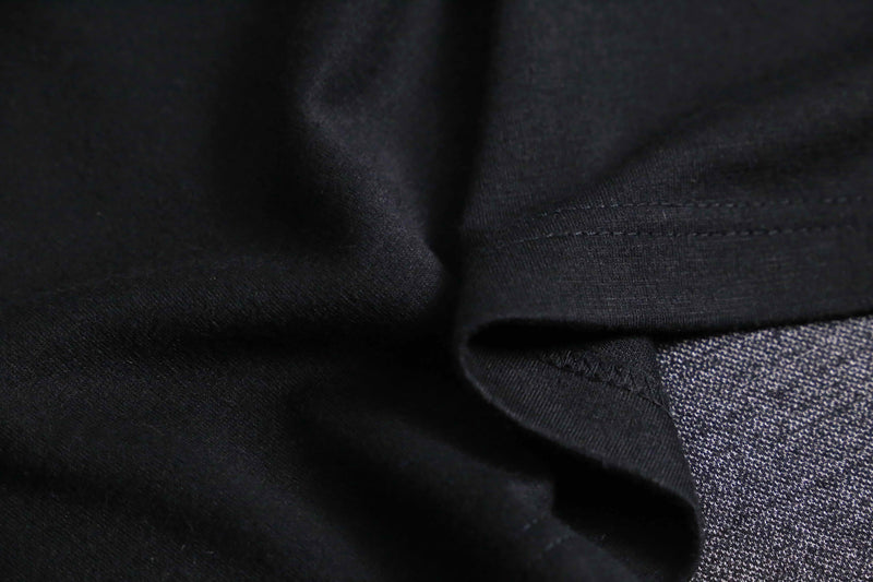 monotone stripe knit polo