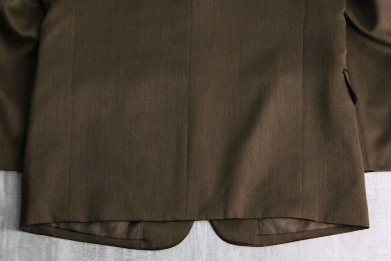 brown poly 4B tailored jacket