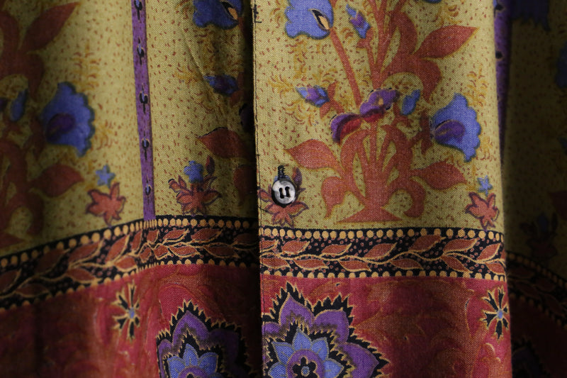 Flower pattern Bohemian shirt