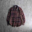 2000s uneven dyeing gauze shirt