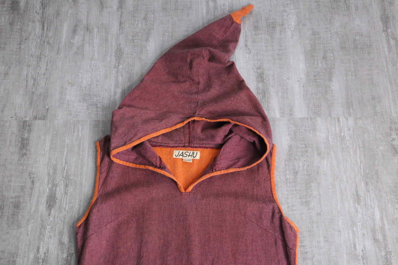 center circle pocket design no sleeve one-piece