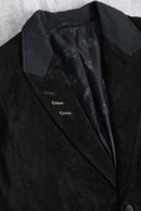 suede leather easy tailored jacket