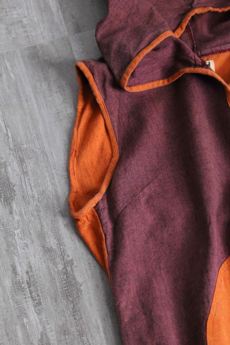 center circle pocket design no sleeve one-piece