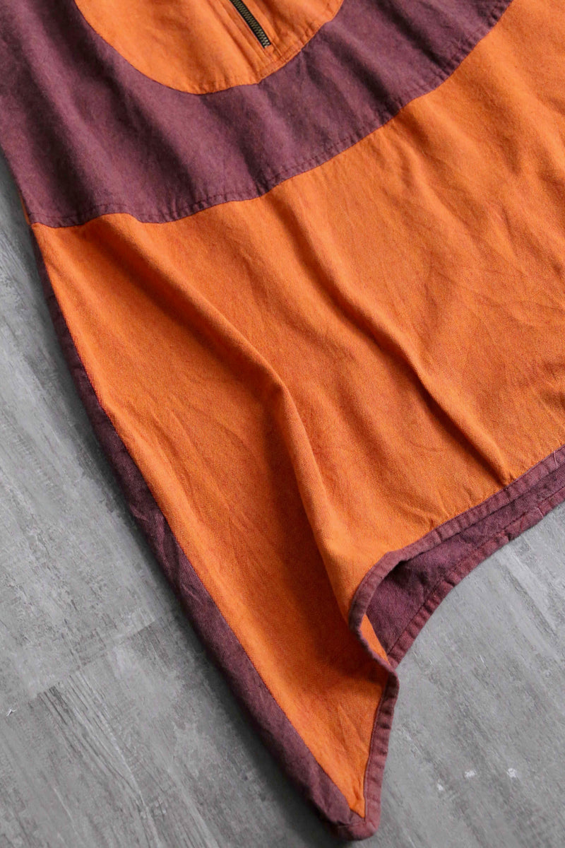 center circle pocket design no sleeve one-piece