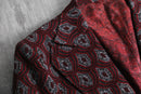 1970s double knitting jacquard tailored jacket