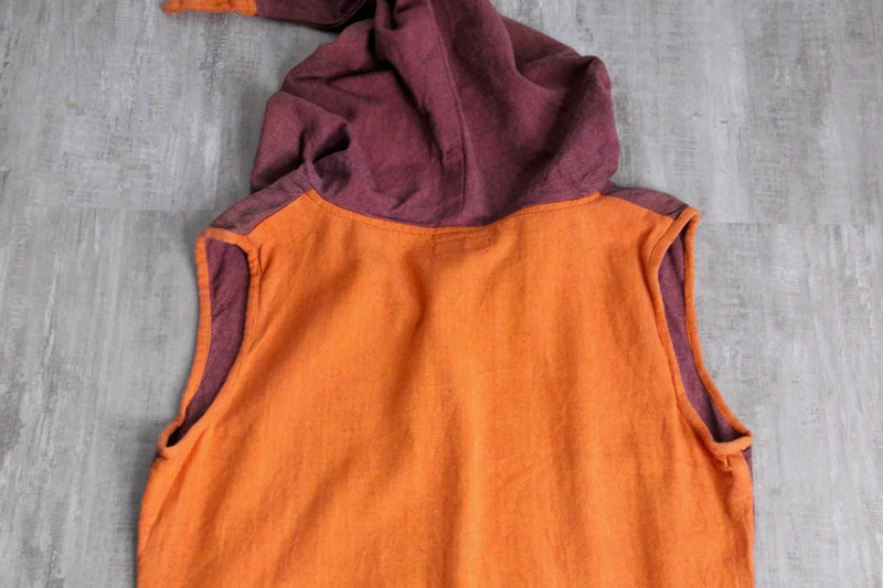 center circle pocket design no sleeve one-piece
