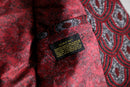 1970s double knitting jacquard tailored jacket