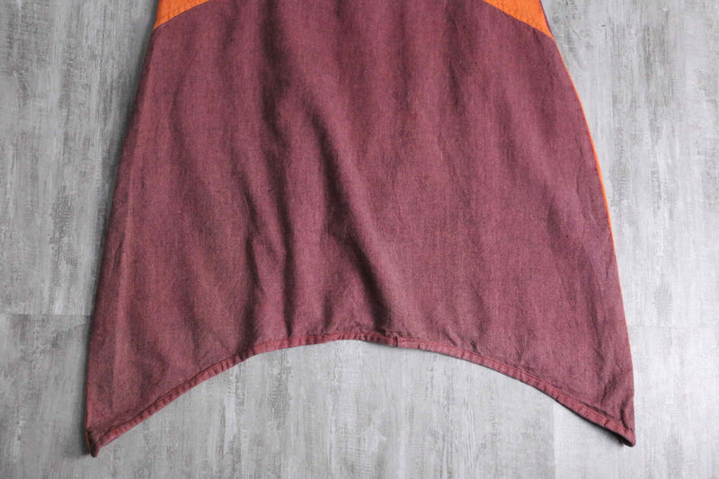 center circle pocket design no sleeve one-piece