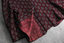 1970s double knitting jacquard tailored jacket