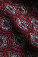 1970s double knitting jacquard tailored jacket