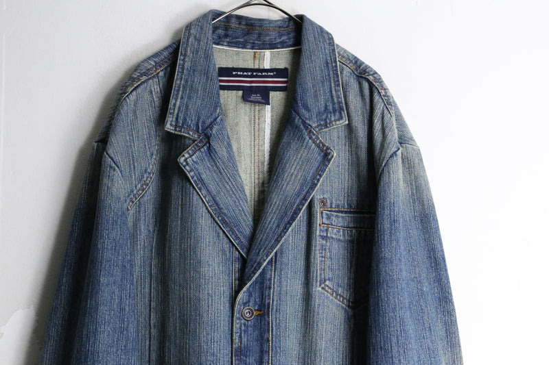 "PHAT FARM" super loose denim jacket