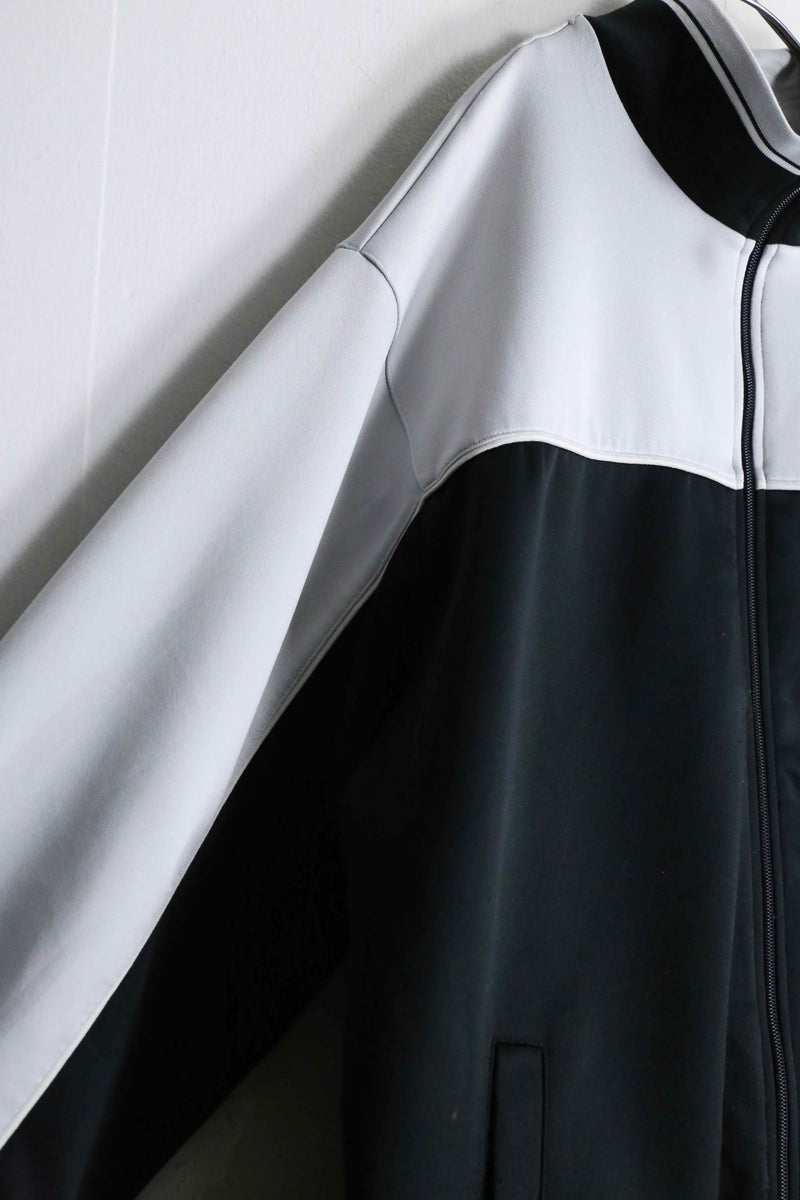 "NIKE" monotone bi-color track jacket