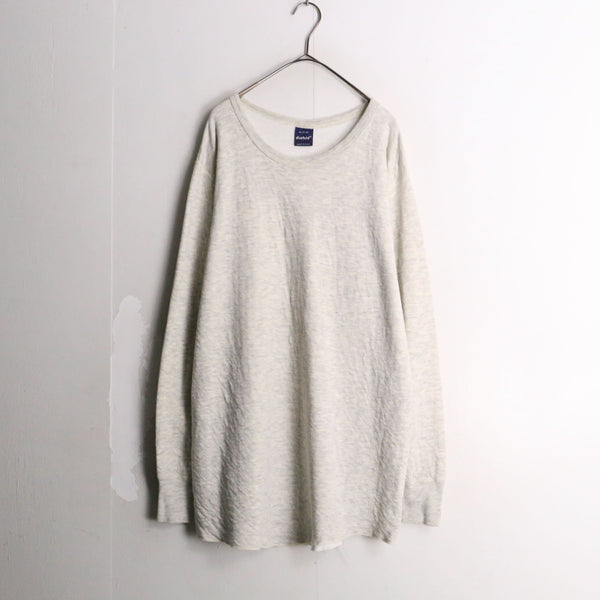 "duofold"white color long T shirt