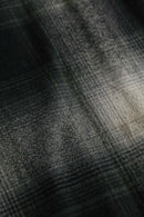 2000s PLAY BOY open collar ombre cotton nel shirt