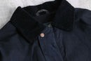 black color cotton oiled jacket