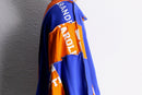 "Re:make" half zip dolman track pullover